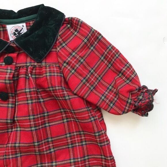 Vintage Good Lad of Philadelphia plaid  jumpsuit EUC 6-9 months - Picture 3 of 7